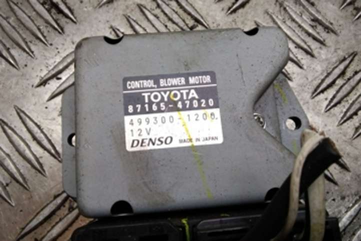 Toyota Prius (XW20) (2003 - 2009)  8716547020 Реле вентилятора печки салона
