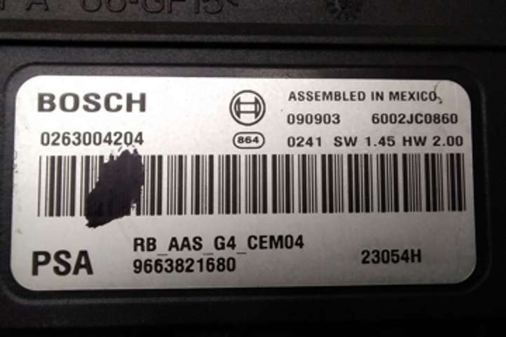 Citroen C4 Picasso (2006 - 2013)  0263004204 Блок управления парковки