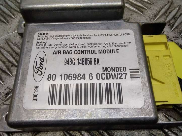 Ford Mondeo Mk III (2000 - 2007)  94BG14B056BA Блок управления надувных подушек