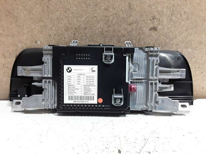 BMW 5 F10 F11 (2009 - 2016)  9227560 Экран/ дисплей / маленький экран