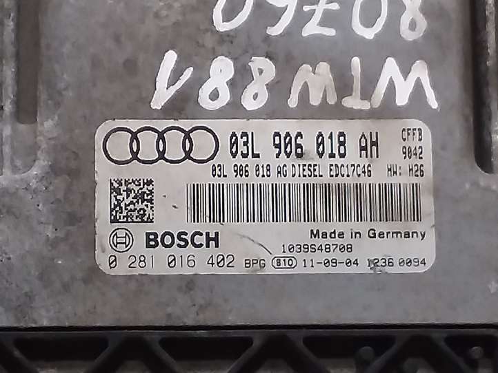 Audi A3/S3 8P (2008 - 2013)  03L906018AH Блок управления двигателя