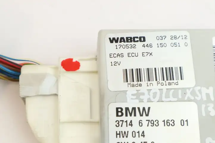 BMW X5M E70 (2010 - 2013) 6793163 Блок управления пневмоподвеской — фото 2