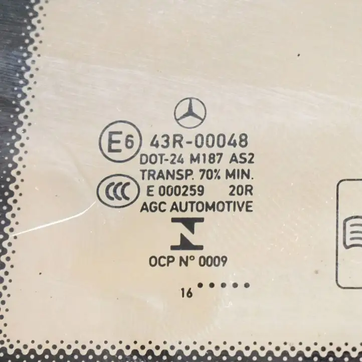 Mercedes-Benz C W205 (2014 - 2021) A2056702912 Заднее боковое стекло — фото 4
