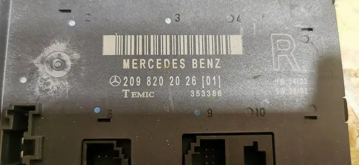 Mercedes-Benz CLK A209,C209 (2002 - 2009) 2098202026 Блок управления дверью — фото 2