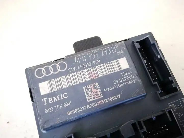 Audi A6 S6 C6 4F (2004 - 2008) 4f0959793b Блок управления дверью — фото 2