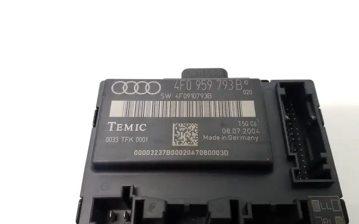 Audi A6 S6 C6 4F (2004 - 2008) 4F0959793B Блок управления дверью — фото 6