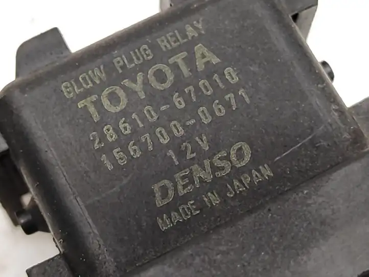 Toyota Avensis T250 (2003 - 2006) 2861067010 Реле накала свечей — фото 6