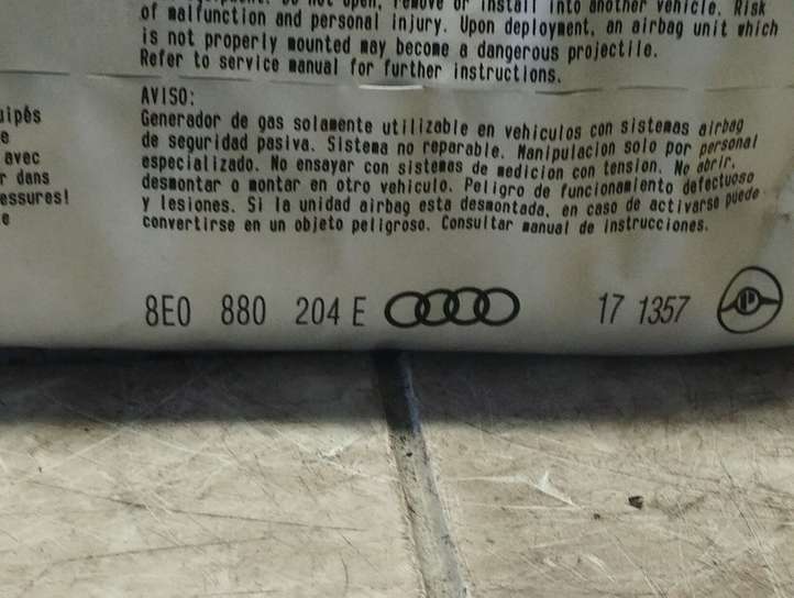 Audi A4 (2000 - 2006)  8E0880204E Подушка безопастности пассажира