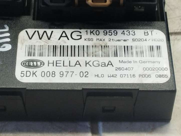 Skoda Octavia Mk2 (1Z) (2004 - 2013)  1K0959433BT Mодуль kомфортa