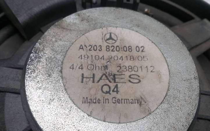 Mercedes-Benz C W203 (2000 - 2007)  A2038200802 Громкоговоритель низкой частоты