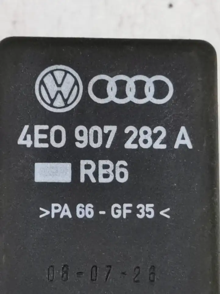 Audi A6 S6 C6 4F (2008 - 2011) 4E0907282A Реле накала свечей — фото 5