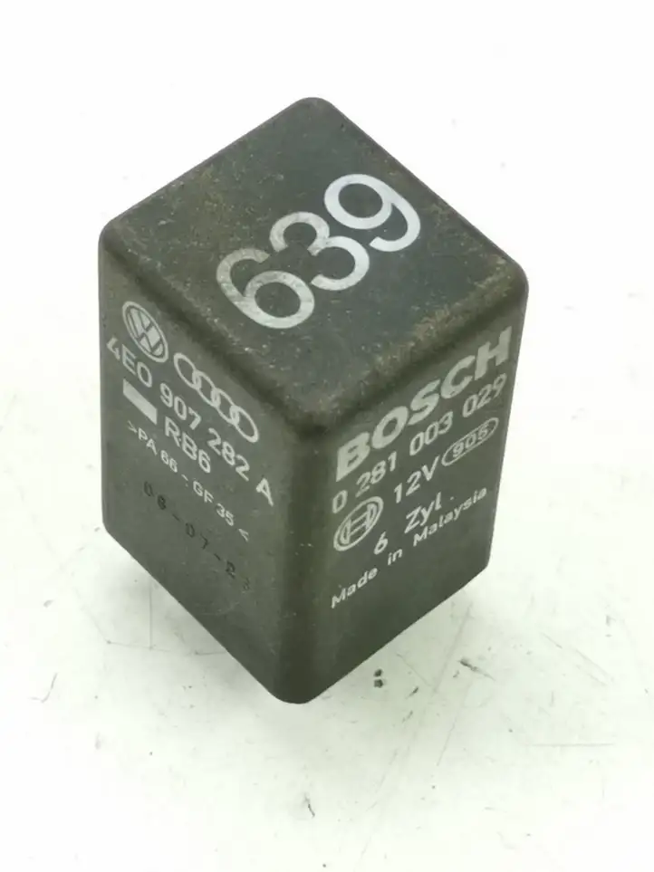 Audi A6 S6 C6 4F (2004 - 2008) 4E0907282A Реле накала свечей — фото 1