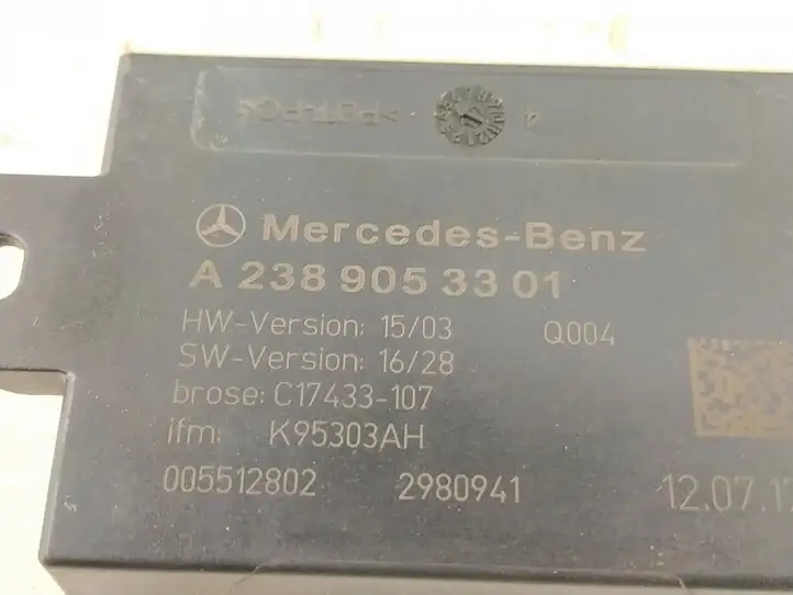 Mercedes-Benz E W238 (2017 - ) Блок управления крышкой багажника — фото 2