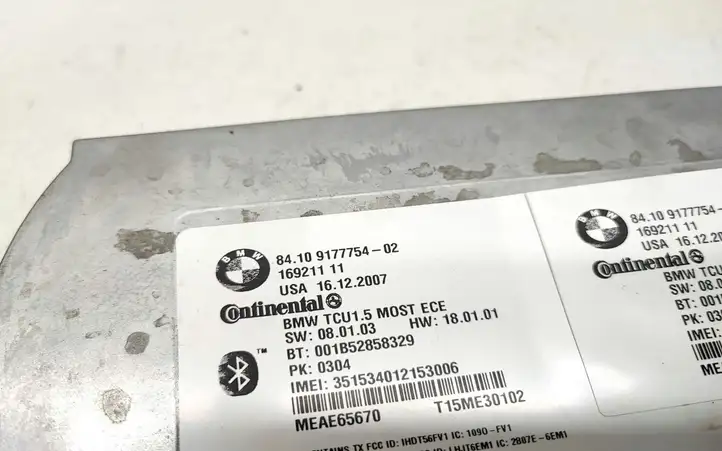 BMW X5 E70 (2006 - 2013) 9177754 Bluetooth модуль — фото 2