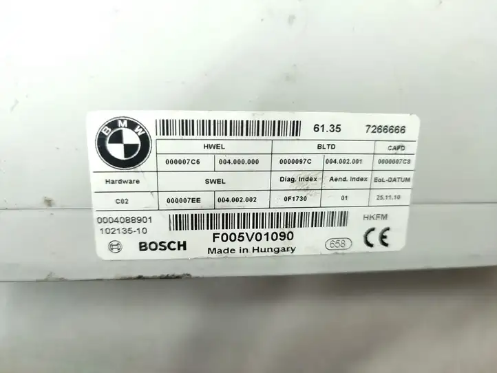 BMW 5 F10 F11 (2009 - 2016) 7266666 Блок управления крышкой багажника — фото 4