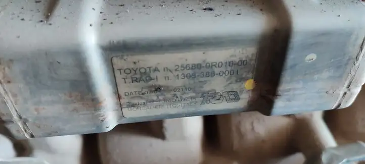 Toyota Avensis T250 (2006 - 2009) 256800R01000 Охладитель клапана EGR — фото 3
