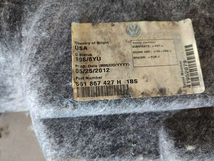 Volkswagen PASSAT B7 USA (2012 - 2016)  561867427H Боковая панель