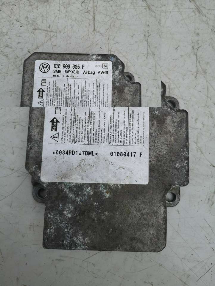 Skoda Superb B5 (3U) (2001 - 2008)  1C0909605F Блок управления надувных подушек