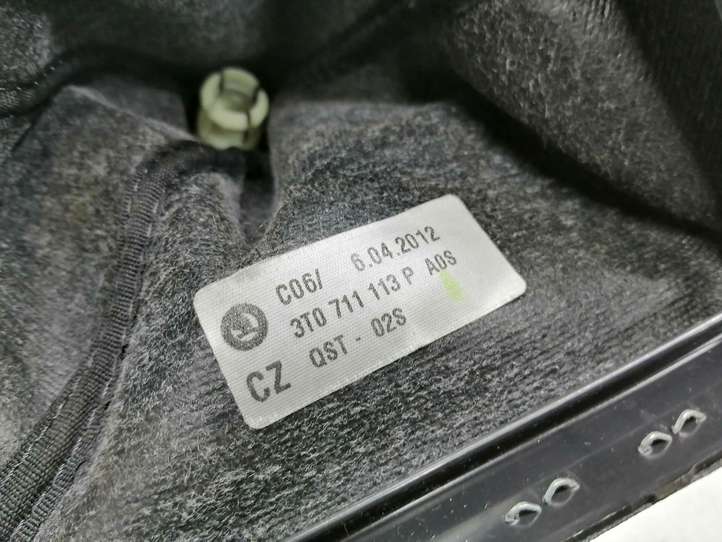 Skoda Superb B6 (3T) (2008 - 2015)  3T0711113P Отделка рычага переключения передач (кожа, головка)