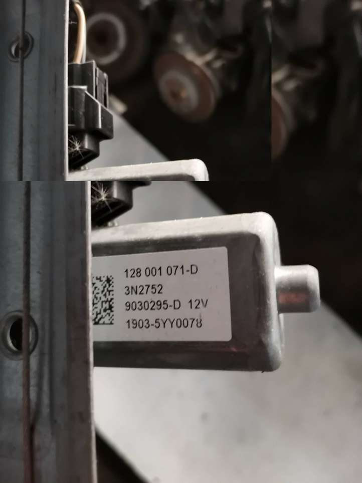 Renault Clio IV (2012 - 2019)  128001071D Передний комплект электрического механизма для подъема окна