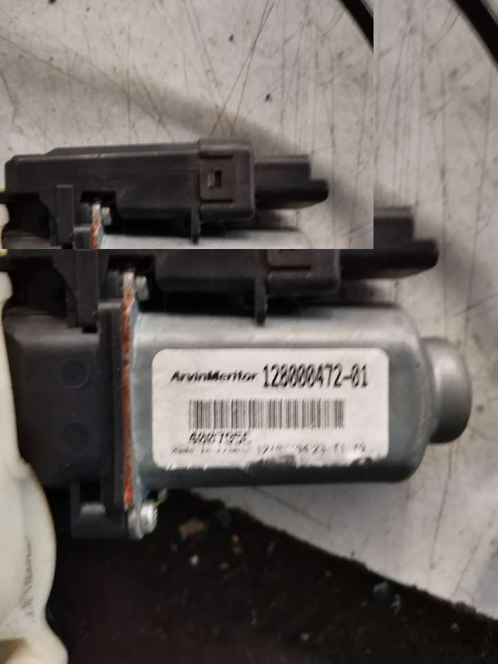 Renault Megane II (2006 - 2008)  12800047201 Передний комплект электрического механизма для подъема окна