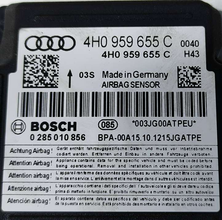 Audi A7 (2010 - 2014)  4H0959655C Блок управления надувных подушек