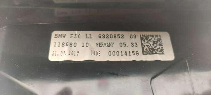 BMW 3 F30 F35 F31 (2012 - 2018)  6820852 Экран дисплея вверх