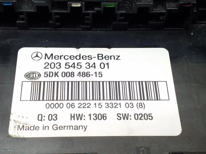 Mercedes-Benz C W203 (2000 - 2007) 2035453401 Модуль комфорта — фото 8
