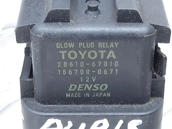 Toyota Auris 150 (2006 - 2012) 2861067010 Реле накала свечей — фото 2