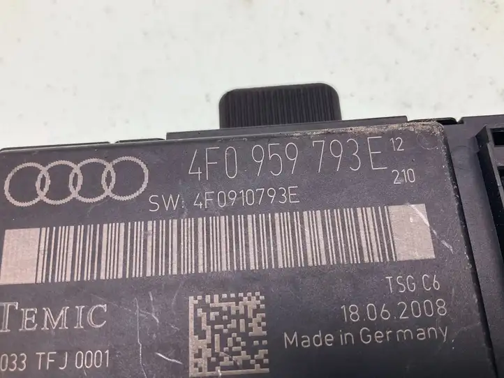 Audi A6 S6 C6 4F (2004 - 2008) 4F0959793E Блок управления дверью — фото 3