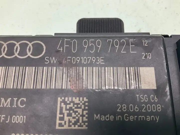 Audi A6 S6 C6 4F (2004 - 2008) 4F0959792E Блок управления дверью — фото 3