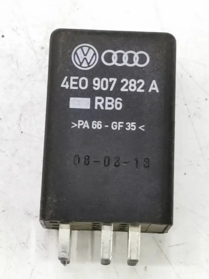 Audi A6 S6 C6 4F (2004 - 2008) 4E0907282A Реле накала свечей — фото 4