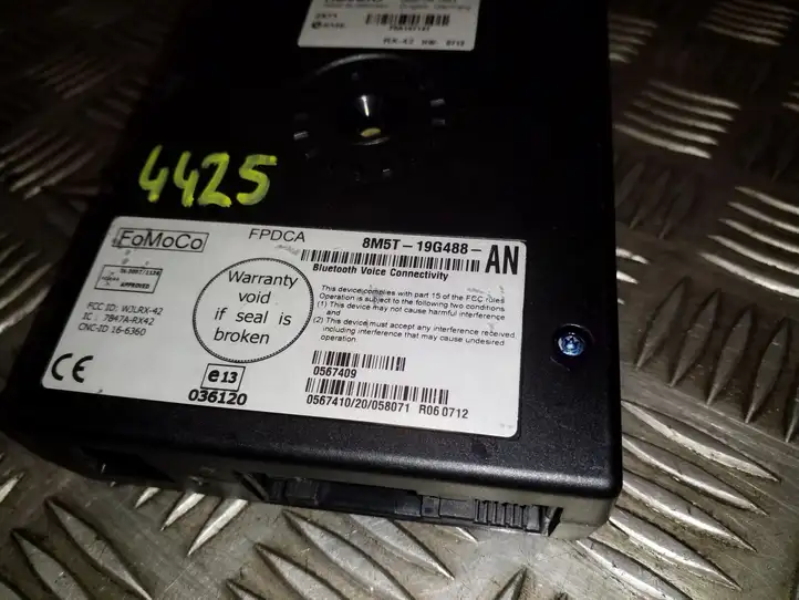 Ford Mondeo MK IV (2007 - 2014) 8M5T19G488AN Bluetooth модуль — фото 2