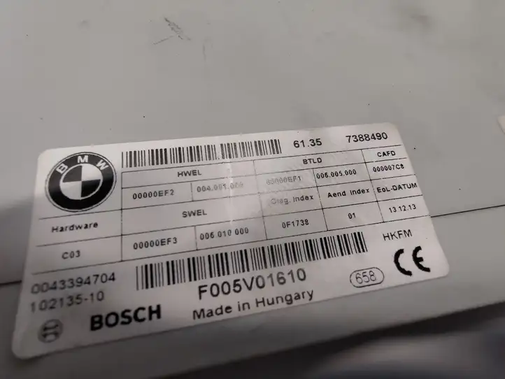 BMW 3 F30 F35 F31 (2012 - 2018) 61357388490 Блок управления крышкой багажника — фото 4