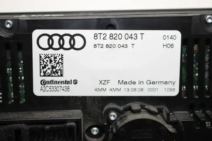 Audi A4 S4 B8 8K (2007 - 2011) 8T2820043T Блок управления кондиционером — фото 4