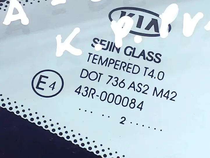 Kia Ceed (2010 - 2012) 86180A2100 Треугольное стекло кузова — фото 2
