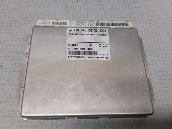 Mercedes-Benz E W210 (1995 - 2002)  0315450832Q02 Блок управления ABS
