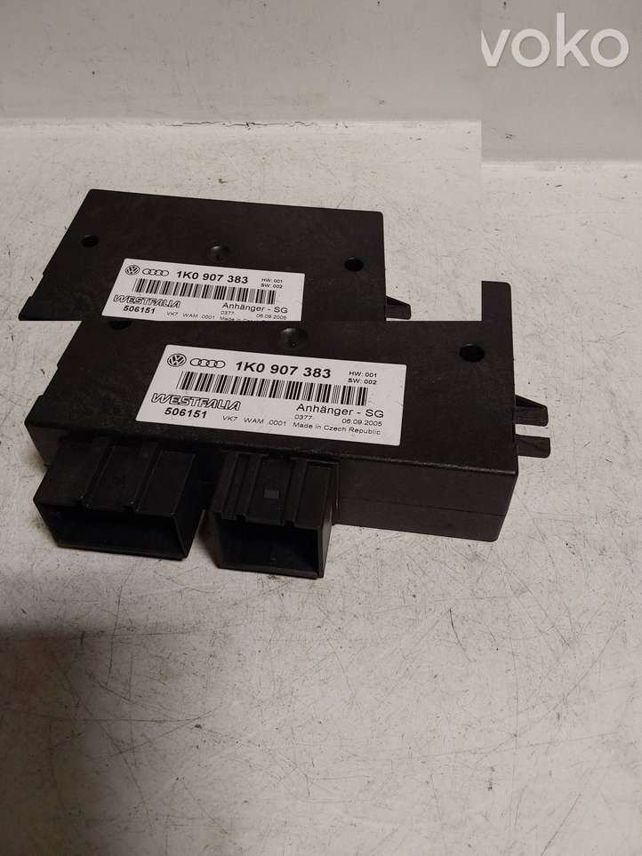 Volkswagen PASSAT B6 (2005 - 2010)  1K0907383 Блок управления крюка для прицепа