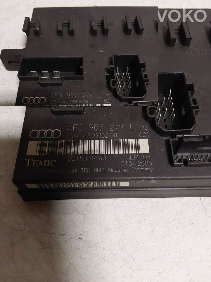 Audi A8 (2002 - 2005)  4E0907279L Mодуль kомфортa