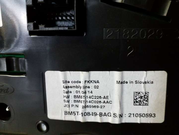 Ford Focus (2011 - 2015)  BM5T10849BAG Спидометр (приборный щиток)