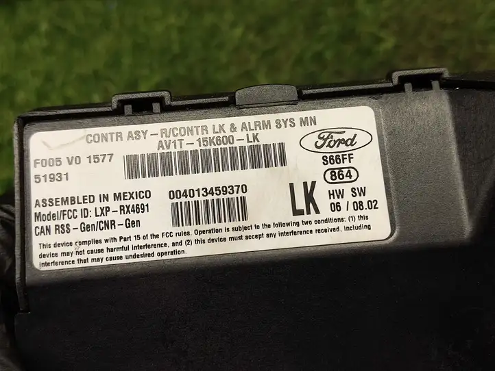 Ford Fiesta (2013 - 2017) AV1T15K600LK Модуль комфорта — фото 4