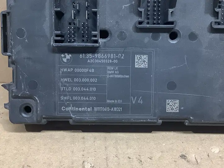 BMW 3 F30 F35 F31 (2012 - 2018) 986698102 Модуль комфорта — фото 2