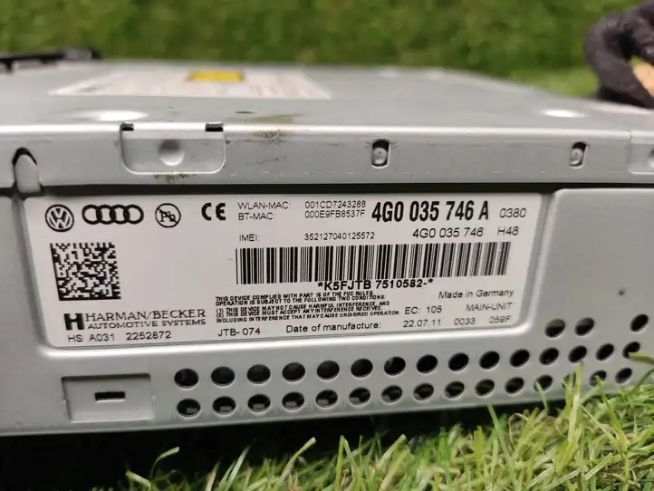 Audi A6 C7 (2011 - 2014) 4G0035746A Магнитола / мультимедийная система — фото 2