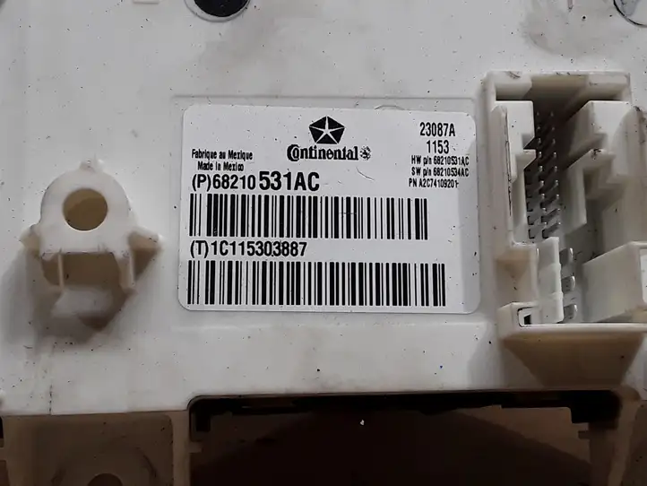 Jeep Grand Cherokee (2010 - 2021) 68210531AC Модуль комфорта — фото 2