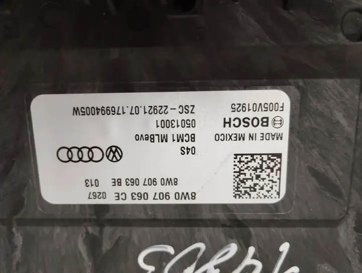 Audi Q5 SQ5 (2017 - ) 8W0907063CE Модуль комфорта — фото 5