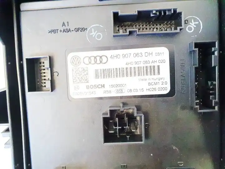 Audi A7 S7 4G (2014 - 2018) 4h0907063dh Модуль комфорта — фото 2