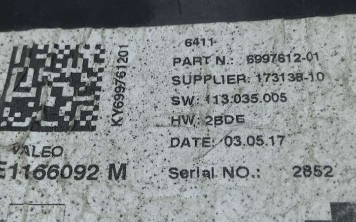 BMW 2 F46 (2015 - )  6997612 Модуль блока управления кондиционером