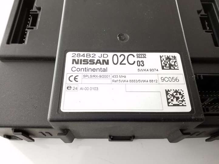 Nissan Qashqai (2006 - 2010)  284B2JD02C Mодуль kомфортa