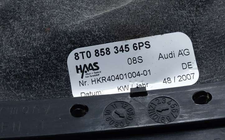 Audi A5 (2007 - 2011)  8T0858345 Отделка рулевой колонки