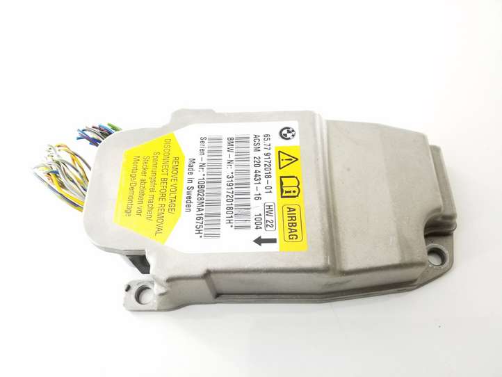BMW 5 E60 E61 (2004 - 2010)  6577917201801 Блок управления надувных подушек